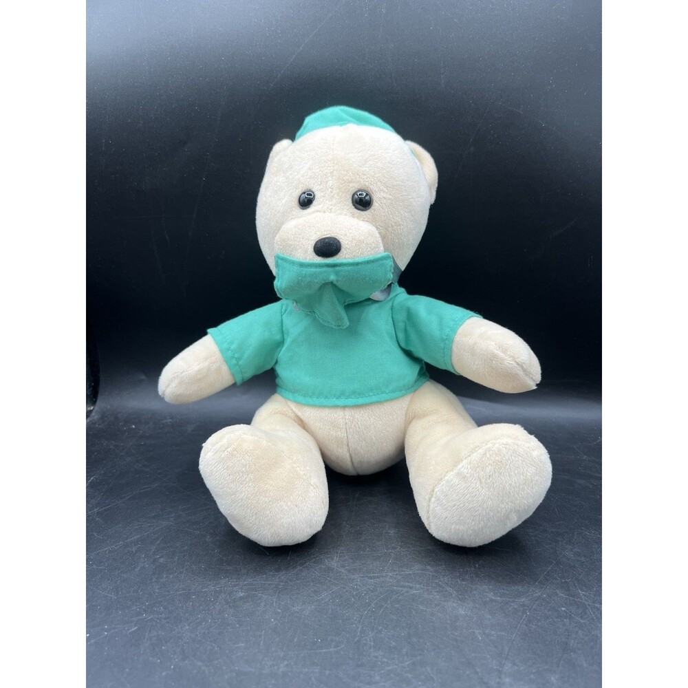 WISHPets Doctor Nurse Teddy Bear Plush 11” Medical Scrubs Hospital Healthcare